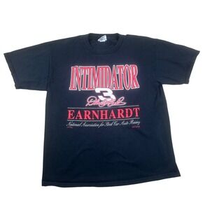 Chase Authentics Dale Earnhardt Intimidator NASCAR T-Shirt Mens XL Black Vintage